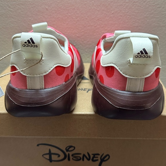 adidas Kids Sneakers with Pink and Red Polka Dots - Picture 8 of 17